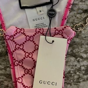 Never worn Gucci pink  bikini small